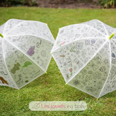 Ausmalregenschirm Dschungel ED-KG281 Esschert Design 7