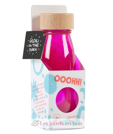 Sensorische Flasche Float Fluo rosa PB47678 Petit Boum 6