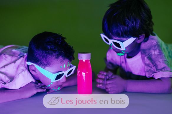 Sensorische Flasche Float Fluo rosa PB47678 Petit Boum 4