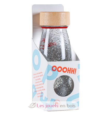 Sensorische Flasche Float Silber PB47656 Petit Boum 2