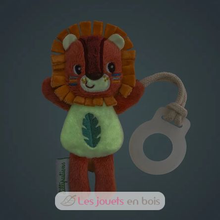 Im Dunkeln leuchtende Schnullerclip Jack der Löwe LL83591 Lilliputiens 2