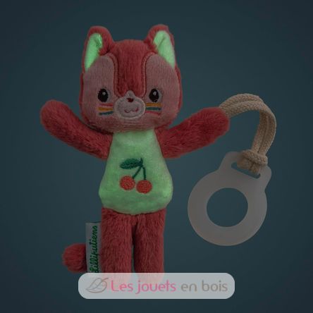 Im Dunkeln leuchtende Schnullerclip Jeanne die Katze LL83592 Lilliputiens 3