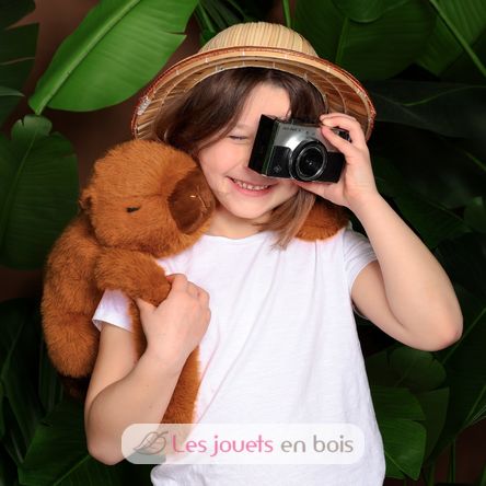 Braunes Wasserschwein-Plüschtier 50 cm HO3398 Histoire d'Ours 5