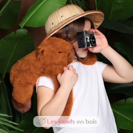 Braunes Wasserschwein-Plüschtier 50 cm HO3398 Histoire d'Ours 7