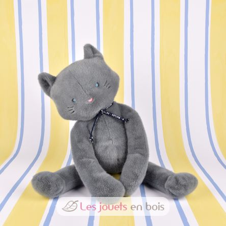 Méloé Katze Plüschtier 37 cm - grau MA0261 Maïlou Tradition 2