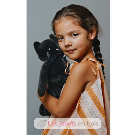 Méloé Katze Plüschtier 37 cm - Anthrazitgrau MA0260 Maïlou Tradition 3