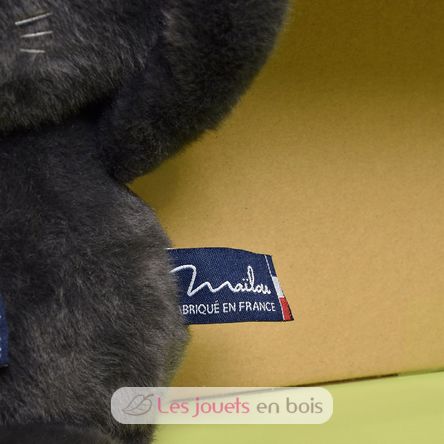 Méloé Katze Plüschtier 37 cm - Anthrazitgrau MA0260 Maïlou Tradition 4