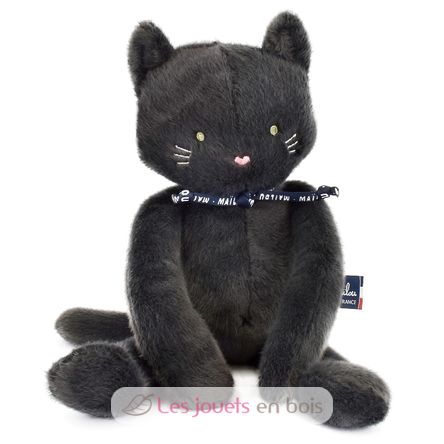Méloé Katze Plüschtier 37 cm - Anthrazitgrau MA0260 Maïlou Tradition 1