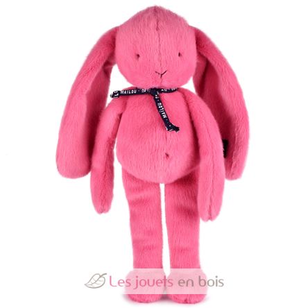 Méloé Hase Plüschtier 37 cm - Rosa Kaugummi MA0295 Maïlou Tradition 3