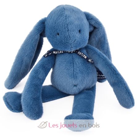 Méloé Hase Plüschtier 37 cm - Dunkelblau MA0037 Maïlou Tradition 1