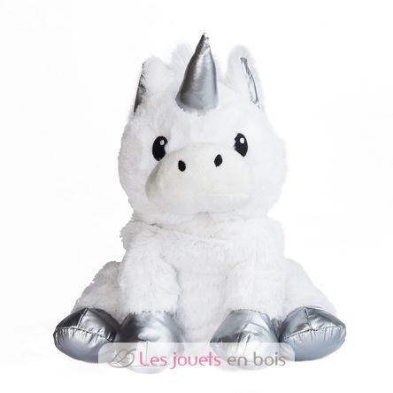 Plüsch-Wärmflasche Silbernes Einhorn PELICAR Pelucho 1