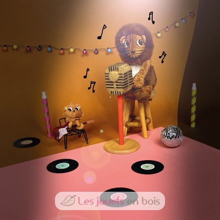 Vaterlöwe Plüsch und sein Baby DE76210 Les Déglingos 7