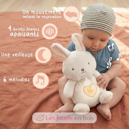 Plüschkaninchen mit Atemeffekt DC4685 Doudou et Compagnie 4
