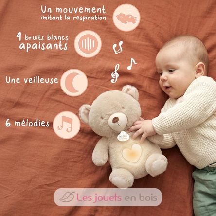 Plüschbär mit Atemeffekt DC4684 Doudou et Compagnie 4