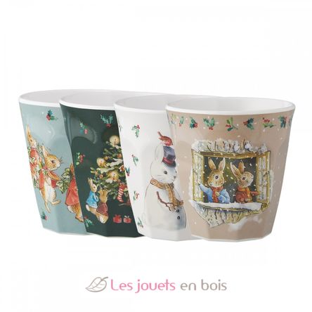 4 Becher Peter Hase Weihnachten PJ-BP711NAS Petit Jour 2
