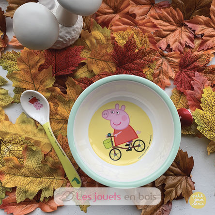 PEPPA PIG Saugnapf mit Löffel PJ-PI702K Petit Jour 3