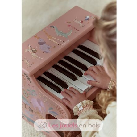 Holzklavier rosa Safari Friends LD7477 Little Dutch 3