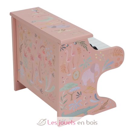 Holzklavier rosa Safari Friends LD7477 Little Dutch 2