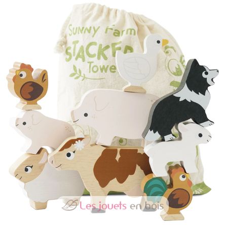 Farmtiere Stapelspiel TV-PL141 Le Toy Van 1