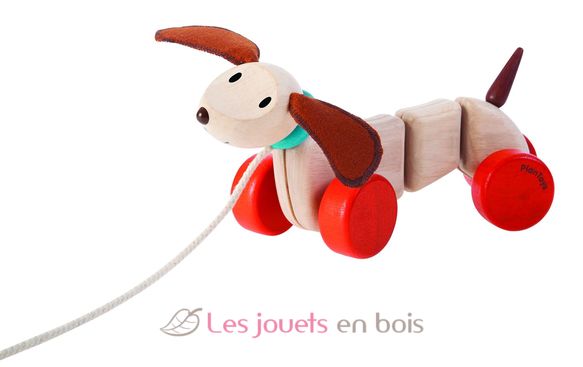Teck der kleine Hund aus holz PT5101 Plan Toys 4