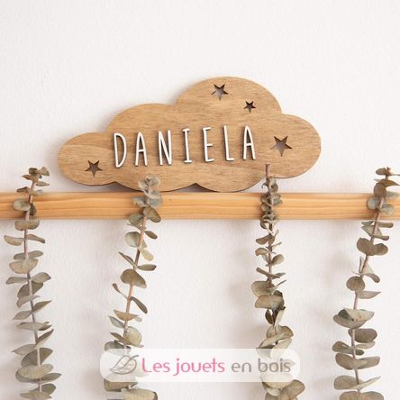 Personalisiertes Wandschild - Wolke VI-PL43 Vintiun 4