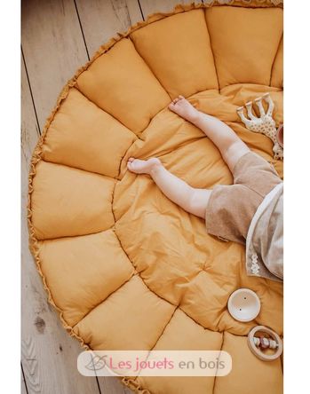 Bloom Mustard Baby-Spielmatte aus Bio-Baumwolle PG-MUSTARD-CHAI-TEA Play and Go 3