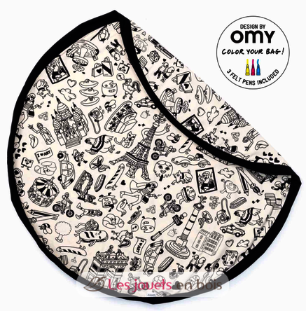 Aufbewahrungstasche - Color my bag PG-OMY-PARIS Play and Go 4