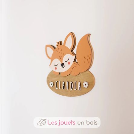 Personalisiertes Wandschild Fuchs VI-PLP01 Vintiun 3