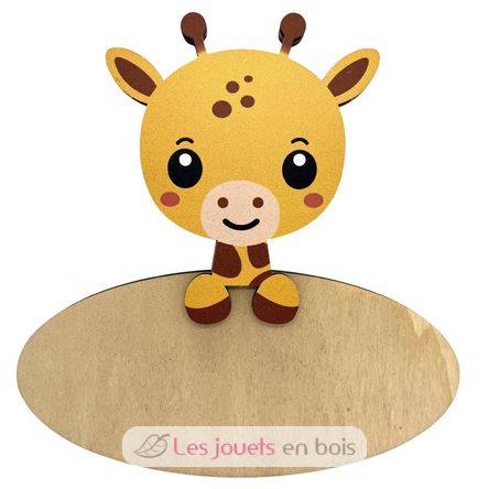 Personalisiertes Wandschild Giraffe VI-PLP12 Vintiun 1