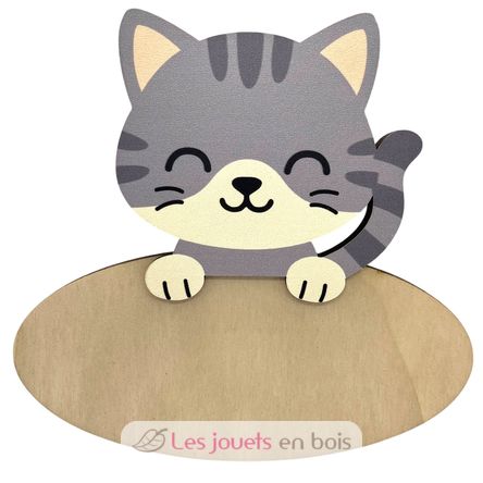 Personalisiertes Wandschild Katze VI-PLP18 Vintiun 1