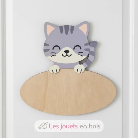 Personalisiertes Wandschild Katze VI-PLP18 Vintiun 4