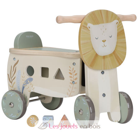 Laufwagen Löwe aus Holz LD7481 Little Dutch 1