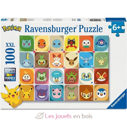 Puzzle Pokemon Gesichter 100 Teile XXL RAV12004320 Ravensburger 5