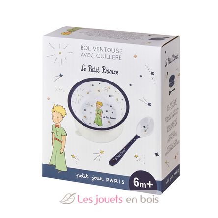 Der kleine Prinz Saugnapf mit Löffel blau PJ-PP702U Petit Jour 2