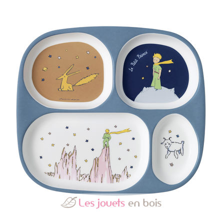 Tellertablett mit Fächern "Le Petit Prince" PJ-PP935R Petit Jour 1