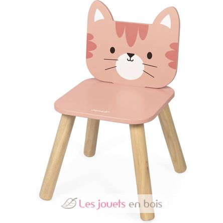 Kinderstuhl im Katze-Design J09659 Janod 2