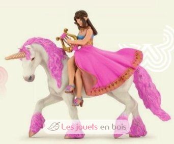 Prinzessinnenfigur mit Leier auf ihrem Pferd PA39057-3650 Papo 2