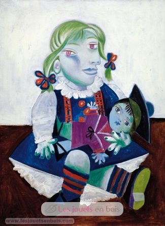 Maya mit Puppe PICASSO W0601-1848 Puzzle Michele Wilson 3