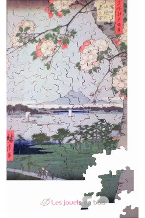 Apfelblüten Hiroshige WA974-150-2312 Puzzle Michele Wilson 3