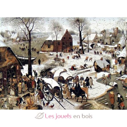 Die Volkszählung in Bethlehem – BRUEGEL C58-350-327 Puzzle Michele Wilson 3