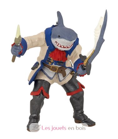Mutant Shark Pirate Figur PA39460-3004 Papo 1