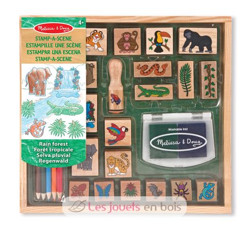 Stempel zum Thema Regenwald M&D12423-3917 Melissa & Doug 1