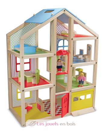 Hallo Holzhaus -Puppenhaus M&D12462-4083 Melissa & Doug 1