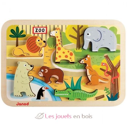 3D Puzzle Zoo J07022-4103 Janod 1