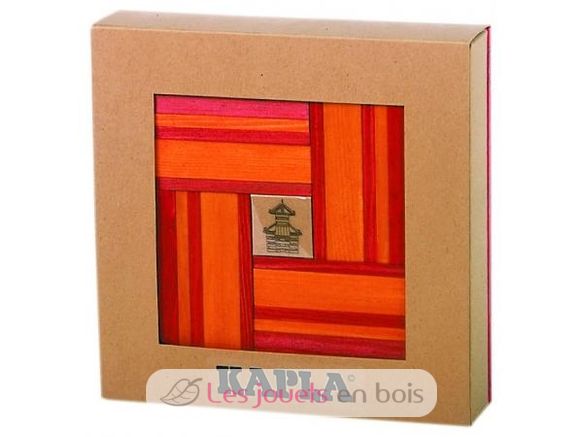 Feld 40 rot und orange Platten + Kunstbuch KARLRP22-4356 Kapla 1
