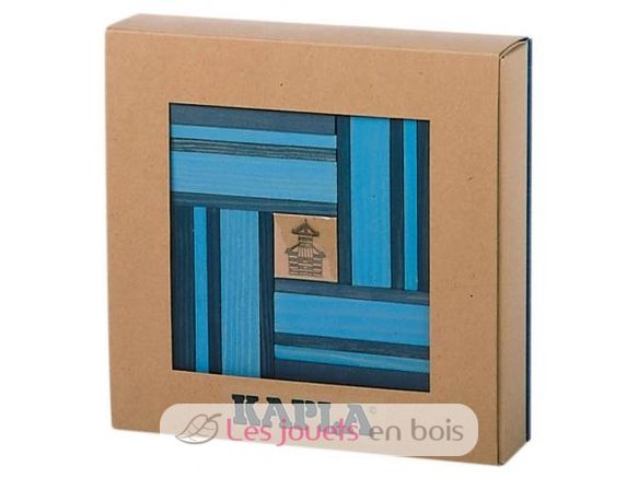Box 40 blau Platten + Kunstbuch KABLBP21-4357 Kapla 1