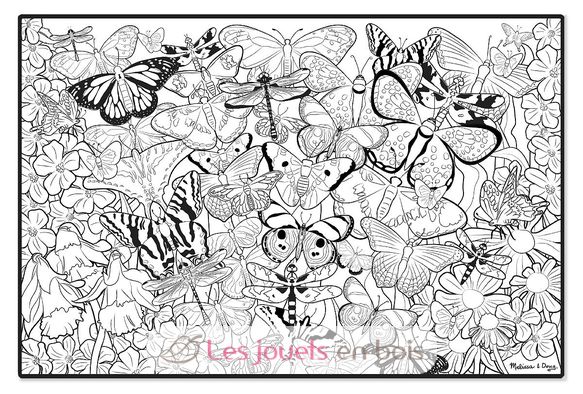 Große Färbung Poster Schmetterlinge M&D14500-4505 Melissa & Doug 1