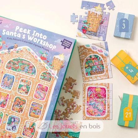 Adventskalender Weihnachtsmanns Werkstatt PP-12411 Professor Puzzle 2