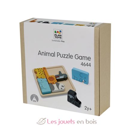 Rahmenpuzzle Tiere PT4644 Plan Toys 2