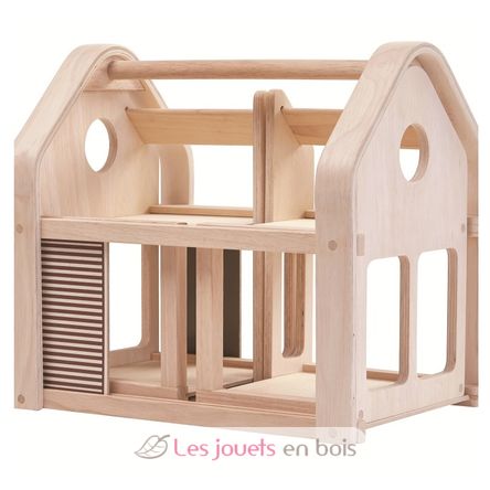 Möbliertes 3-in-1-Puppenhaus PT7611 Plan Toys 7